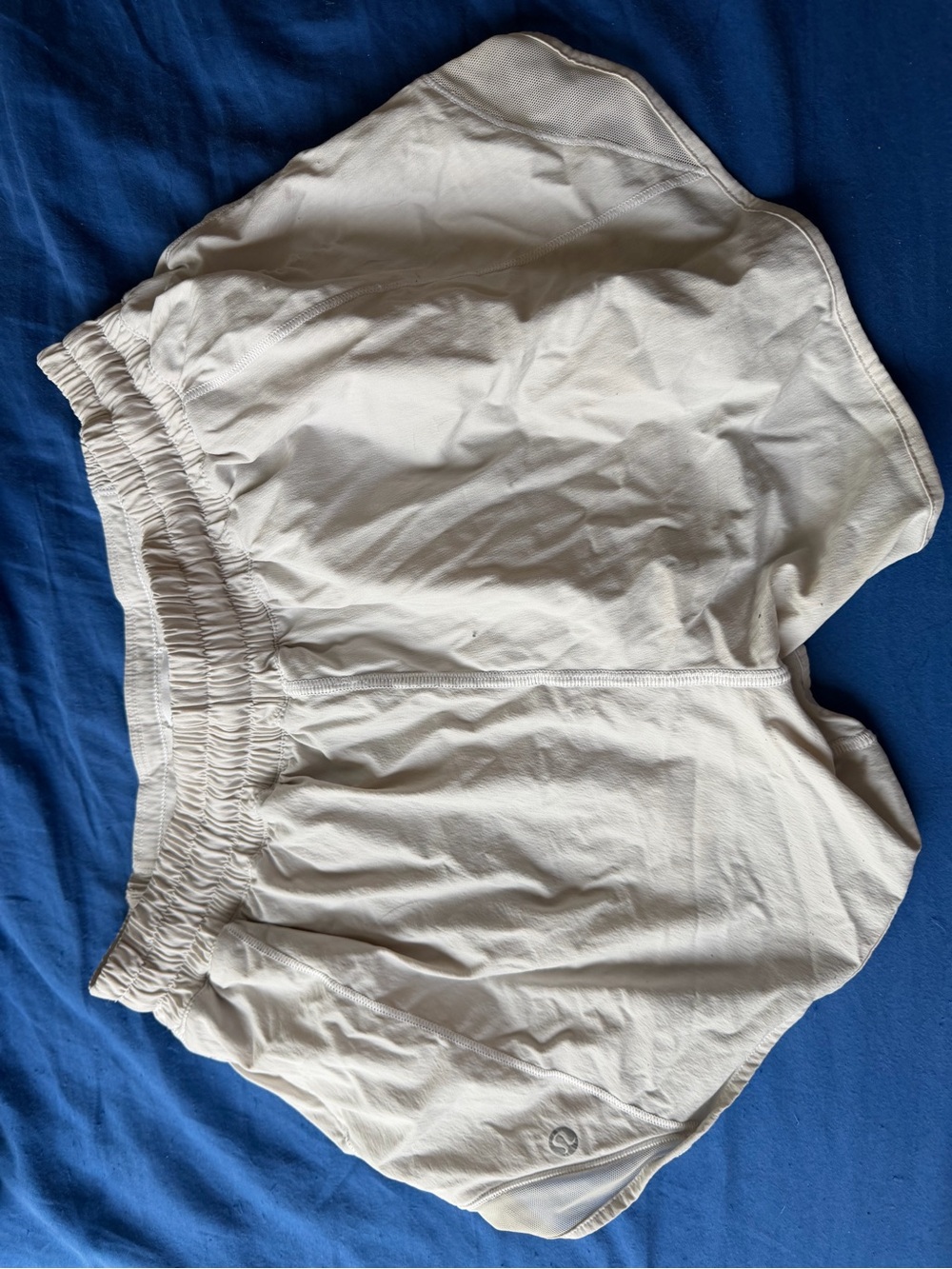 lululemon athletica Cream Athletic Elastic-Waist Shorts